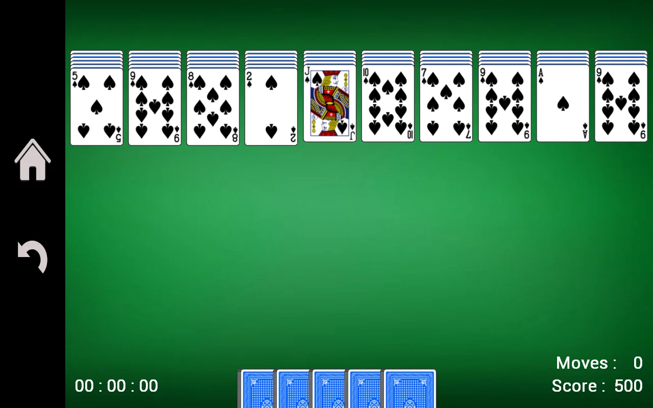 Play solitaire card game